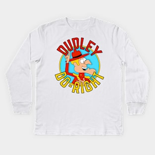 Dudley Do-Right - Rocky Bullwinkle Kids Long Sleeve T-Shirt